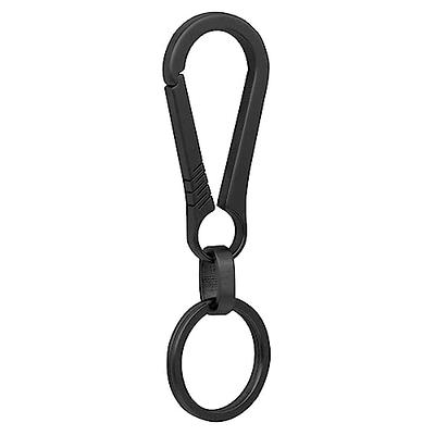 EDC Stainless Steel Carabiner Keychain, Key Ring, Uncle Mikes Swivel  5.5”/140mm