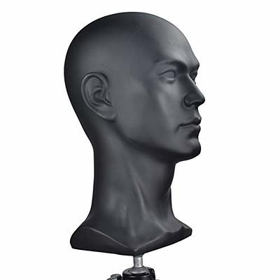 porfeet Mannequin Head with Female Face, Foam Female Manikin Head