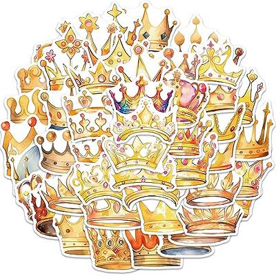 50Pcs Crown Stickers for Kids Water Bottle Laptop Princess Crown Dream  Party Decoration Art Sticker Motorcycle Luggage Guitar Decal Skateboard  Waterproof Vinyl Fairy Stickers for Teens Adults Crown - Yahoo Shopping
