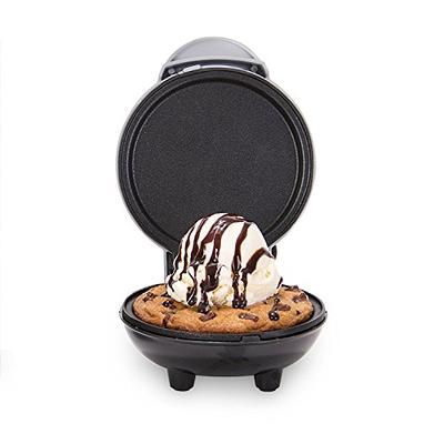 Dash DMS001WH Mini Maker Electric Round Griddle for Individual Pancakes,  Cookies, Eggs and More 