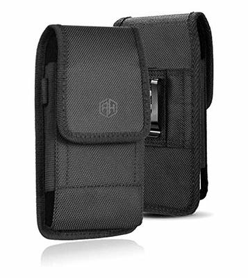 AH Premium Military Grade Canvas Belt Case, Rugged Pouch Belt Clip Holster  Nylon Metal Flip Phone Be…See more AH Premium Military Grade Canvas Belt