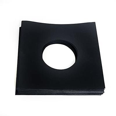 BMC 50 Vinyl Record Inner Sleeves for 7 Inch 45 RPM EP, Black Paper  Sleeves for Premium Storage - Archival Quality