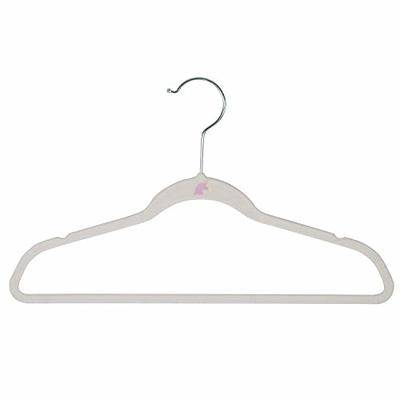 Simplify 25-Pack Velvet Clothing Hanger (Black) in the Hangers department  at