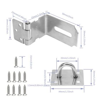 Buy Master Lock Heavy-Duty Right-Angle Padlock Hasp with Hardware