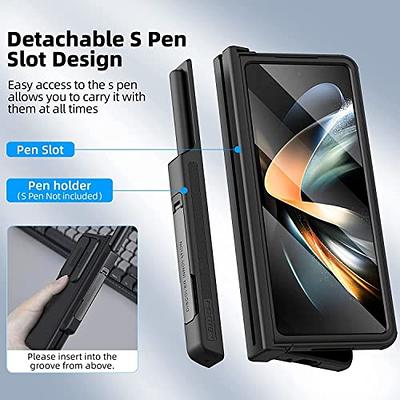 Nillkin Samsung Galaxy Z Fold 4 Case with S Pen Holder & Hinge Protection  [Hidden Kickstand] [Slide Camera Cover] CamShield Pro Slim Protective Case  for Galaxy Z Fold 4 - Black - Yahoo Shopping