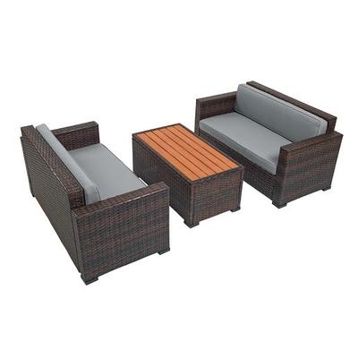 Excellerations® Outdoor Wicker Furniture 4-Piece Set (Preschool Height)