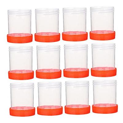 Kitcheniva Plastic Clear Disposable Portion Cups With Lids Black