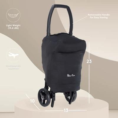 Qaba Lightweight Baby Stroller, Toddler Travel Stroller with One Hand Fold, Compact