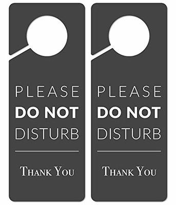 Please Do Not Disturb with Stop Icon - Door Hanger