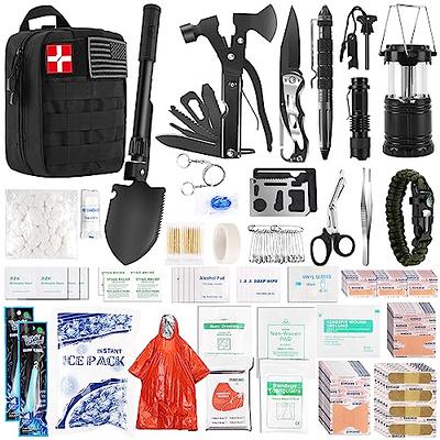 Abpir318 PCS Emergency Survival Kit, Survival Gear and Equipment First Aid  Kit Med Supplies for Vehicles Travel Car Camping Hiking Disaster  Preparedness, Gifts for Christmas Birthday Him Men - Yahoo Shopping