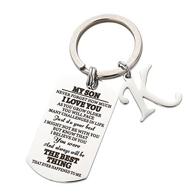 To My Son Keychain Inspirational Gift for Son Birthday Gifts Son Gifts from  Mom Son Christmas Gifts Graduation Gifts Son Inspirational Keychain - Yahoo  Shopping