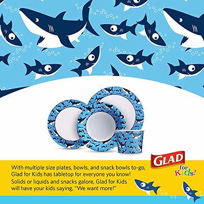 Glad for Kids Pool Party Paper Snack Bowls with Lids, Pool Party Kids  Paper Snack Bowls + Lids