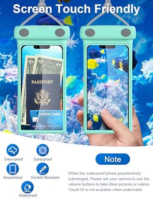 WATERPROOF CASE UNDERWATER BAG FLOATING COVER TOUCH SCREEN IPX8 POUCH for  PHONES