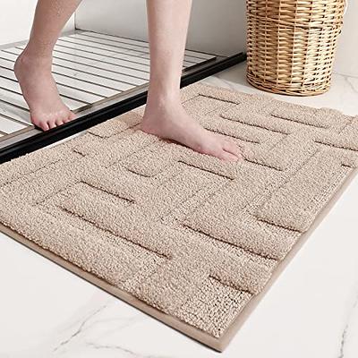 OLANLY Memory Foam Bath Mat Rug 32x20, Ultra Soft Non Slip and Absorbent Bathroom  Rug, Machine Wash Dry, Comfortable, Thick Bath Rug Carpet for Bathroom  Floor, Tub and Shower, Brown - Yahoo