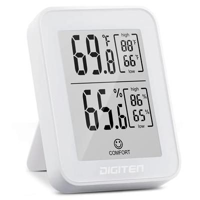 ThermoPro TP49 Digital Hygrometer Indoor Thermometer Humidity Meter Room Thermometer with Temperature and Humidity Monitor Mini Hygrometer