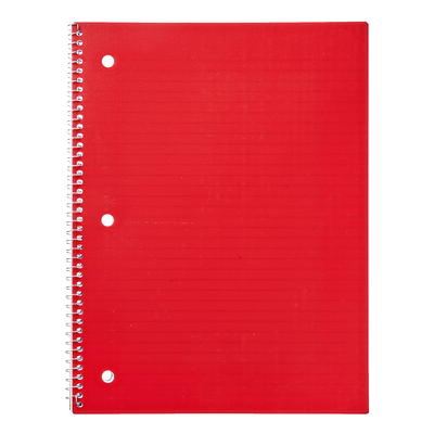 Pen+Gear Poly 1-Subject Notebook, College Ruled, 100 Heavyweight Sheets 