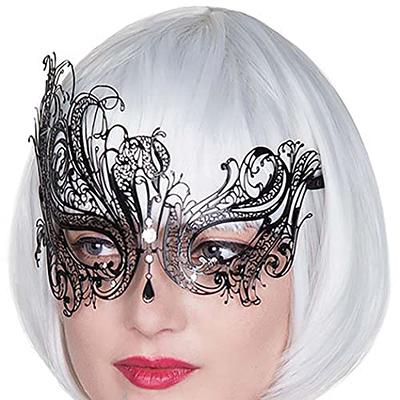 Sprfragrance Couple Masquerade Mask for Women Venetian Halloween Half Mask  Mardi Gras Mask for Men and Women Cosplay Party Costume Ball Wedding Party  Mask (A-Black) - Yahoo Shopping