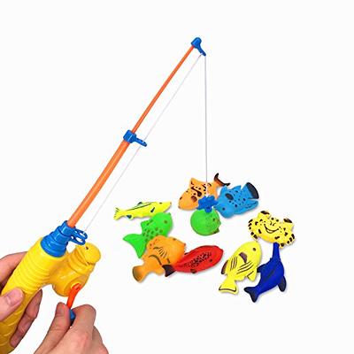 Nunkitoy Bath Toy,39 Piece Magnetic Fishing Toy, Waterproof