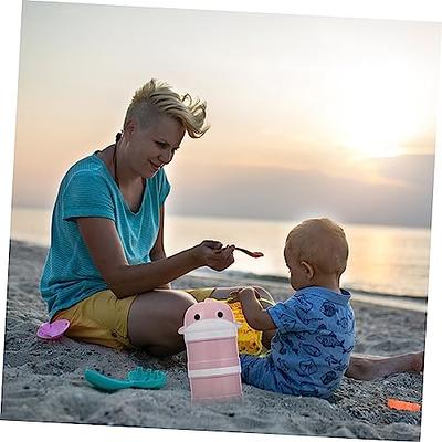 Baby Formula Storage Container 3-Grid Baby Milk Powder Container