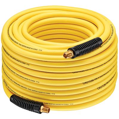 EADUTY Hybrid Air Hose 1/4 In. x 25 ft, Lightweight, Flexible, Durable Air  Compressor Hose with Aluminum Universal Quick Coupler and Industrial Plug