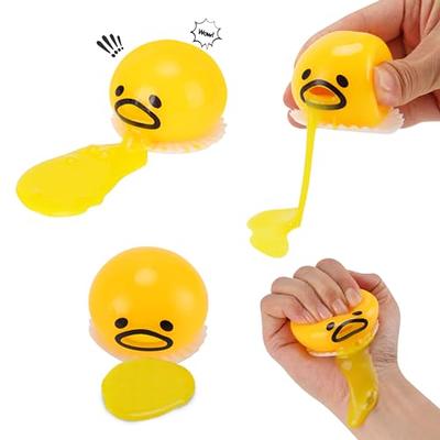 Funny Stress Ball Toy, Vomiting Sucking Lazy Egg Yolk, Cute Yellow Slime  Ball, Prank Toy Gag Gifts, Stress Relief Fidget Toys (4Pcs) - Yahoo Shopping
