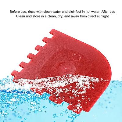 2Pcs Grill Pan Scraper Multi-purpose Comfortable Grip Practical Pot Pan  Dish Cleaning Scraper Red - Yahoo Shopping