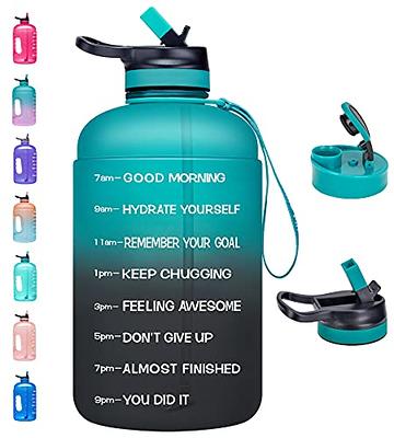Aqulea 32 Oz Borosilicate Glass Water Bottle with Times to Drink - BPA Free  - Reusable Wide Mouth Glass Motivational Water Bottles with Infuser &  Silicone Sleeve - Water Bottle with Time Marker - Yahoo Shopping