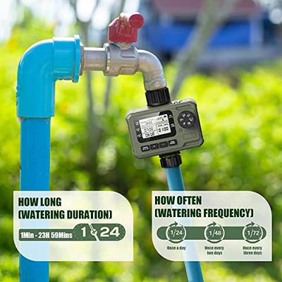 TROND WiFi Sprinkler Timer, Smart Water Hose Timer with 2 Watering Modes,  Automatic Rain Delay, Irrigation System Controller, Waterproof, APP & Voice  Control, Faucet Timer for Outdoor Garden Yard Lawn - Yahoo Shopping