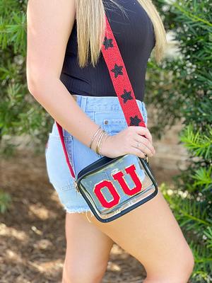 Custom Beaded Game Day Purse Straps