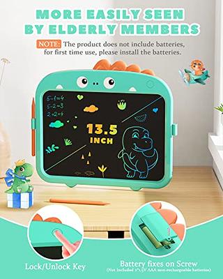 Derabika LCD Writing Tablet for Kids Dinosaur Toys,13.5 Inch Drawing Pad  Doodle Board, Toddler Toys Drawing Board Birthday Gift, Drawing Tablet for  Boys Girls 3 4 5 6 7 8 Years Old(Green) - Yahoo Shopping