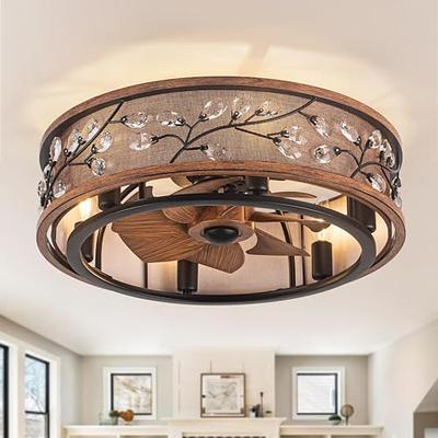 Wwm Low Profile Farmhouse Ceiling Fan