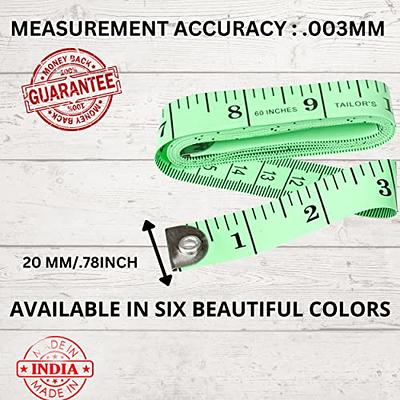 Pack of 5 Flexible Tape Measure, Accurate Dual Scale Standard & Metric  Measurements Tape,Soft Measuring Tape for Body, Weight Loss Sewing Tailor  Craft