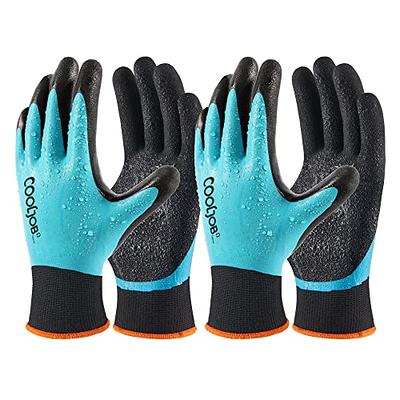 COOLJOB Waterproof Gardening Work Gloves Gifts for Women & Men