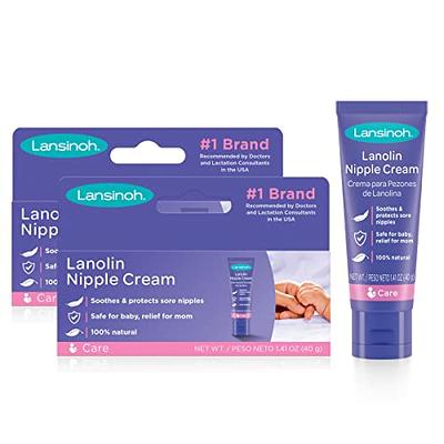 Lansinoh HPA Lanolin Nipple Cream 1.41 oz Tube Breastfeeding Mothers BONUS  Tube