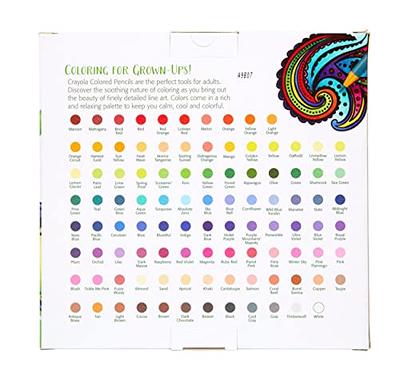 Crayola Colored Pencils Adult Coloring Set - 100 Count