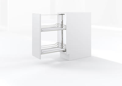 Kessebohmer Narrow Cabinet Pull-Out Metal Frame Spice Rack