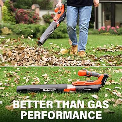 Cordless Leaf Blower Battery Operated: 20V Electric Mini Handheld -  Lightweight Small Powerful Blower for Patio | Jobsite