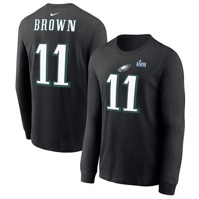 Men's Jalen Hurts Black Philadelphia Eagles Super Bowl LVII Big & Tall Name  & Number Pullover Hoodie