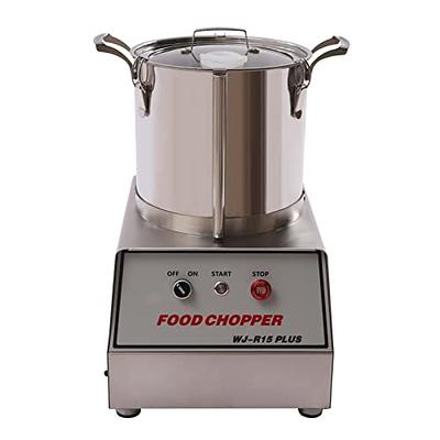 VEVOR Food Processor, Electric Meat Grinder with 4 Stainless Steel Blades,  400W Electric Food Chopper, 5 Cup Glass Bowl, 2 Speeds Food Grinder for  Baby Food, Meat, Onion, Vegetables