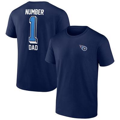 Indianapolis Colts Fanatics Branded Number One Dad T-Shirt - Royal