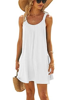Anna-Kaci Summer Time Ruffle Dress - White - M - Yahoo Shopping