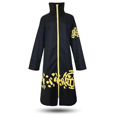 One Piece Trafalgar Law Cosplay Costume Coat Hat Anime Cloak Surgeon Uniform