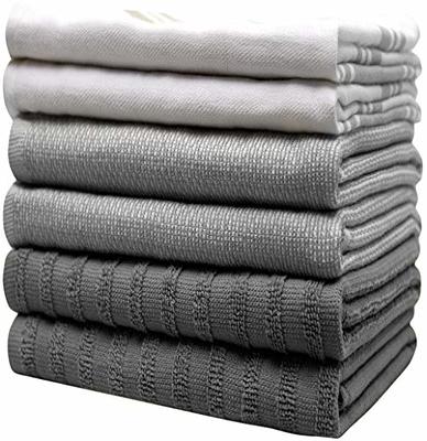 Ritz Premium Kitchen Towel and Dish Cloth Value Set (6-Pack), Highly  Absorbent, Super Soft, Long-Lasting, 100% Cotton Checked and Solid Hand  Towels