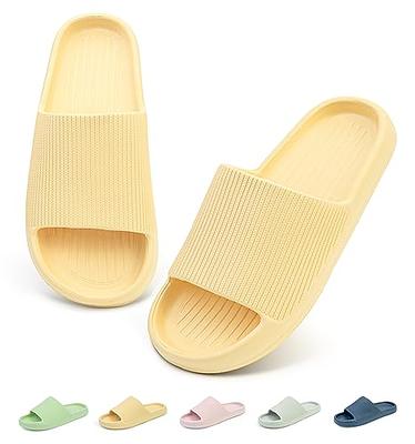 Pillow Slides Sandals Non-Slip Ultra Soft Slippers Cloud Shower EVA Home  Shoes