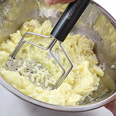 Potato Masher Stainless Steel, Potato Ricer, Potato Masher Hand, Masher  Kitchen Tool, Ricer for Mashed Motatoes, Dual-Press Design - Yahoo Shopping