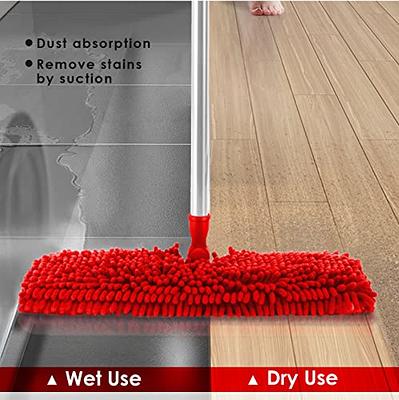 Multi-Function Coral Velvet Broom Cover Cloth Floor Mop with Reusable  Microfiber Absorbent Mop Household Cleaning