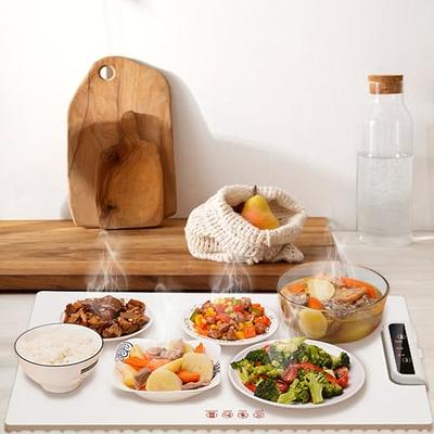 Electric Warming Tray with Adjustable Temperature, 24x15in