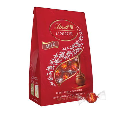 Lindt Truffles, Milk Chocolate, Milk with White - 2 truffles, 0.8 oz