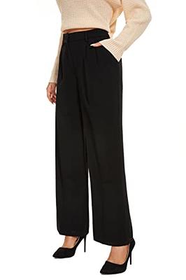 FUNYYZO Winter Women High Waist Cropped Thick Woven Pants Loose