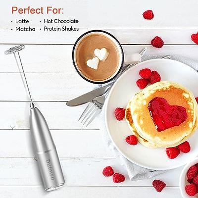 Hand Mixer Milk Frother for Coffee - Dutewo Frother Handheld Foam Maker for  Lattes, Electric whisk Drink Mixer Mini Foamer for Cappuccino, Frappe,  Matcha, Hot Chocolate Grey - Yahoo Shopping